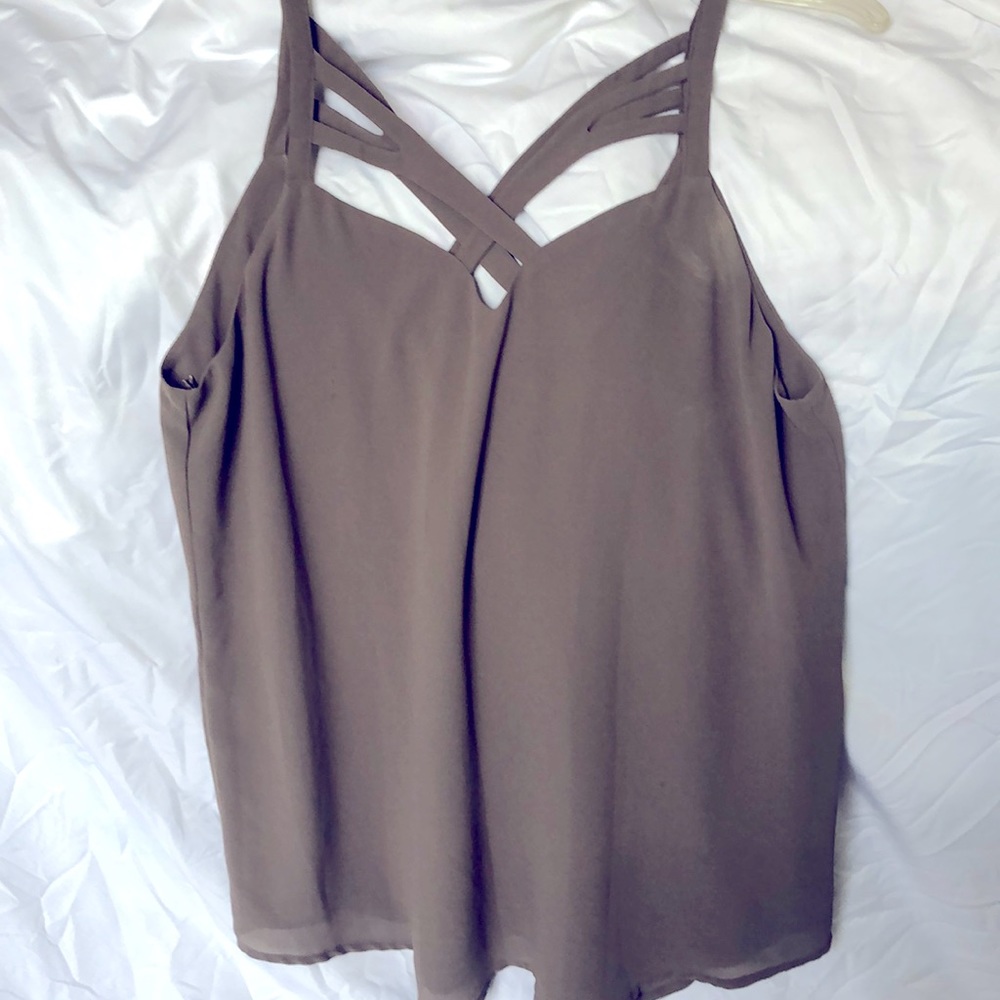 Taupe Tank Top